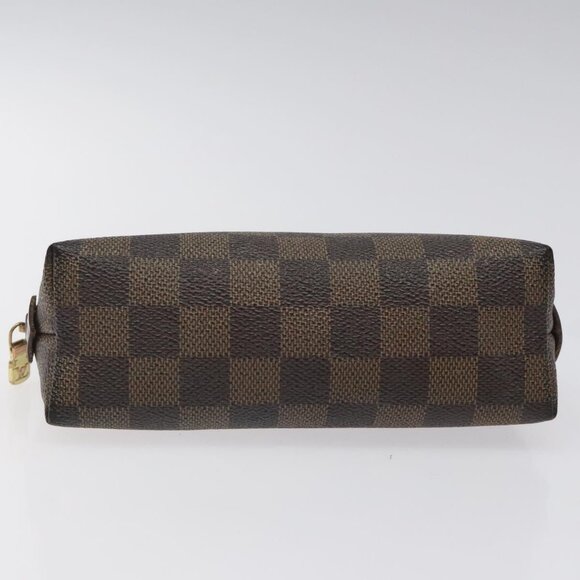 LOUIS VUITTON Damier Ebene Pochette Cosmetic PM Pouch N47516 LV Auth KD039 - Picture 7 of 15